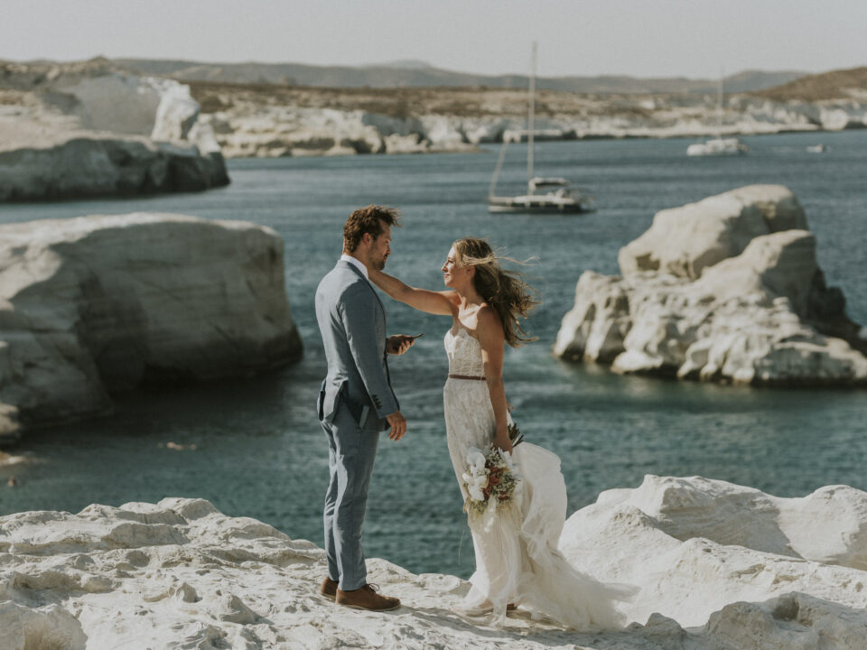 milos elopement wedding photographer